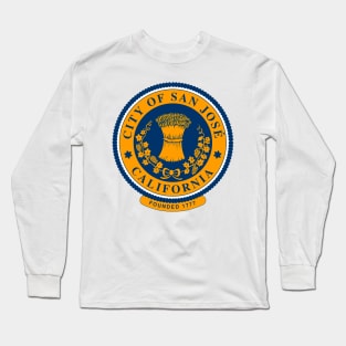 San Jose Flag Seal Long Sleeve T-Shirt